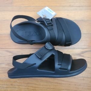Chaco Women Chillos Sport Black Sandals Slides Size 9